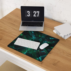 RELIEF PAD™ Circuit Quantique – Tapis Gaming 46 × 41 cm Effet 3D