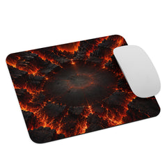 RELIEF PAD™ Cœur Magma – Tapis de Souris 22 × 18 cm Effet 3D